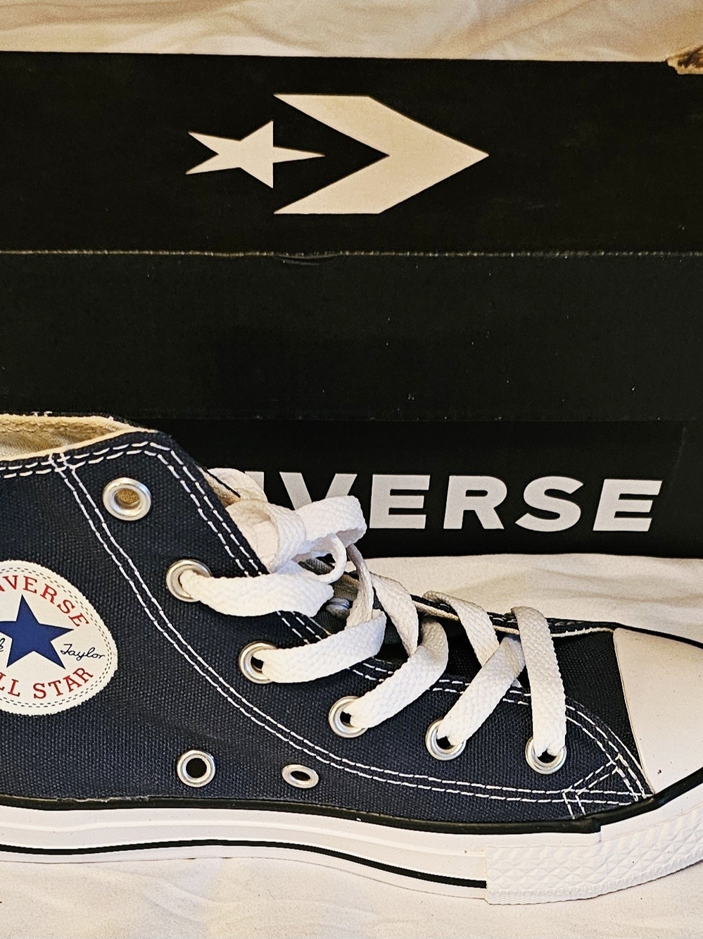 Converse Navy High Top All Star Sneakers Kids